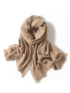 100% Cashmere Scarf with Pattern